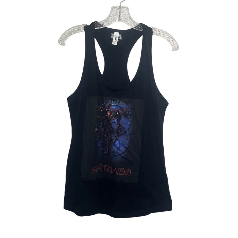 Marvel Eternals Arishem Galaxy Graphic Tank Top Womens Large Black